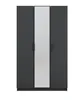 PAWS MOBEL Kippbarer Graphit Kleiderschrank 150x52x200 cm, Produktbild-Vorschau 3