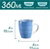 Kaffeetassen Steingut, vancasso BONITA 6-teiliges Becher Produktbild-Vorschau 2