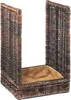 Kobolo stojak na drewno kominkowe 48x44x74cm krabu rattan z Podgląd zdjęcia produktu 4
