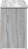 vidaXL Lavice na boty šedá Sonoma 102x30,5x45 cm Materiál Náhled obrázku produktu 5