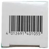 A close-up of a barcode on a white cardboard box. Produktbild-Vorschau