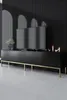 Skye Decor, Lord - Nero, Oro, Mobili TV, nero, 180 x 47 x Anteprima dell’immagine prodotto 1