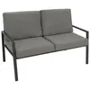 DEGAMO Loungeset Gartenset VANCOUVER Aluminium anthrazit, Produktbild-Vorschau 3