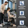 HOOLAMYIE Bürostuhl ergonomisch bis 200 kg, Produktbild-Vorschau 7