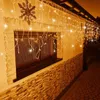 Stalattiti LED - 14,5m, 300LED, timer, IP44, bianco caldo + Anteprima dell’immagine prodotto 13