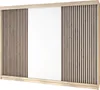 Schwebetürenschrank, 3-türig Schrank mit 4 Schubladen, und Produktbild-Vorschau 2