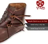 Mittelalter Schuhe Typ London genagelte Doppelsohle Braun Produktbild-Vorschau 4