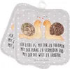 Mr. & Mrs. Panda Topflappen Schnecken Liebe - Grau Pastell Produktbild-Vorschau 1