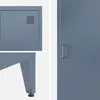 Armadio camera industriale con 4 vani, Blu grigio Anteprima dell’immagine prodotto 4