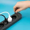 Stroomverdelers met 4 stopcontacten (type C) en 4 Productafbeelding-voorbeeld 7