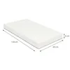 Babybett Julia 60x120 cm – weiß, mit Schutzgitter und Produktbild-Vorschau 2