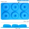 3 Stück Silikon-Donut-Backform, antihaftbeschichtete Produktbild-Vorschau 3