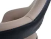 A close-up view of the stitching and material of a bar stool. Náhled obrázku produktu