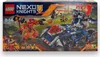 The image shows the packaging of a LEGO NEXO KNIGHTS toy set, featuring the product name, set number, age range, and an illustration of the toy in action. Podgląd zdjęcia produktu