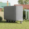 vidaXL Schutzhülle für Pferdeanhänger Grau 376x168x240 cm Produktbild-Vorschau 2