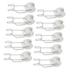 10pcs Tomato Roller Hooks Galvanized Steel Wire PP Heat Voir les images du produit 3