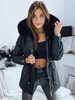 Dstreet Winterjacke für Frauen Megi schwarz XXL Produktbild-Vorschau 2