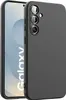A black phone case is shown next to a smartphone. Náhled obrázku produktu