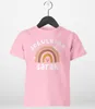 Kinder Mädchen T-Shirt Einschulung mit Namen Regenbogen Produktbild-Vorschau 4