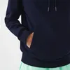 Lacoste Logo Pullover Hoodie, Blau M Produktbild-Vorschau 21