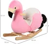 Schaukeltier Schaukelpferd Kinder Schaukel Rosa 60 x 33 x Produktbild-Vorschau 3