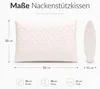 Nackenstützkissen ergonomisch 50x30x11 cm – Orthopädisches Produktbild-Vorschau 3