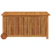 vidaXL Skrzynia ogrodowa na kółkach 113x50x58 cm z litego Podgląd zdjęcia produktu 4