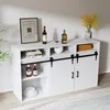 HOMAVO HG1-L Buffet - 4 tiroirs, 2 portes coulissantes, 2 Voir les images du produit 9