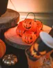 Kürbis Eimer Halloween Accessoire 6 Stück schwarz-orange Produktbild-Vorschau 4