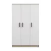 Armoire pour enfants 120 cm - Sonoma/blanc avec poignées Voir les images du produit 2