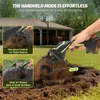 2-in-1 Akku-Bodenfräse, 100mm, elektrische Gartenfräse Mit Produktbild-Vorschau 4