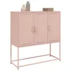 vidaXL Highboard Rosa 100,5x39x107 cm Stahl Produktbild-Vorschau 5