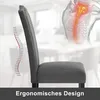 WOLTU 6er Set Esszimmerstühle mit Rückenlehne, gepolstert, Produktbild-Vorschau 9