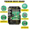 A detailed diagram of a drive board with various components highlighted and labeled. Anteprima dell’immagine prodotto