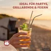 bremermann 8er Edelstahl-Trinkhalme, 21,5 cm Länge, Produktbild-Vorschau 2
