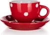 Tasse + Untertasse 100ml dots Tschechische Keramik Produktbild-Vorschau 2
