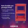 AREBOS Servante d'atelier rouge | 3 compartiments | jusqu'à Voir les images du produit 2