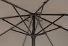 Close-up view of the internal structure of an open umbrella. Produktbild-Vorschau