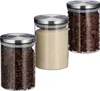 Relaxdays Vorratsglas 3er Set, je 750ml, luftdicht, Produktbild-Vorschau 1