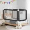 vidaXL Protezione letto per bambini grigio scuro 150x25 cm Anteprima dell’immagine prodotto 2