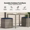 vidaXL Kissenbox mit Speicher Grau 50 x 50 x 50 cm Produktbild-Vorschau 5