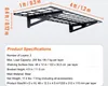 regały garażowe 2PCS 4x1 ft do montażu na ścianie, solidne Podgląd zdjęcia produktu 7