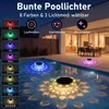LED Solar Poolbeleuchtung 15cm, RGB Schwimmende Poolleuchte Produktbild-Vorschau 3