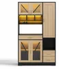 Küchenschrank Buffetschrank mit LED & Steckdosen Anrichte Produktbild-Vorschau 15