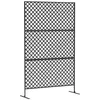 Outsunny Séparation de pièce en 3 parties 122x198 cm Voir les images du produit 1