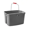Doppelter Eimer, Rubbermaid - Grau Produktbild-Vorschau 1