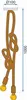 A diagram showing a hanging lamp with dimensions indicated. Produktbild-Vorschau