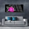 Glasbilder 125x50 Wandbild Druck auf Glas Blumen Steine Produktbild-Vorschau 3