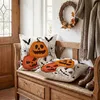 Kissenbezug 45x45 cm Spinnennetz Jack-o'-Lantern Halloween Produktbild-Vorschau 6