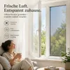 Fliegengitter Fenster 100 x 130 cm Anthrazit mit Klettband Produktbild-Vorschau 4